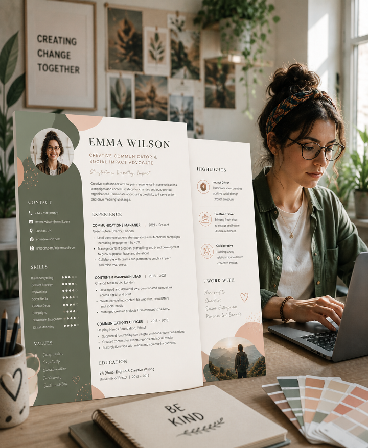 Artistic and Creative resume